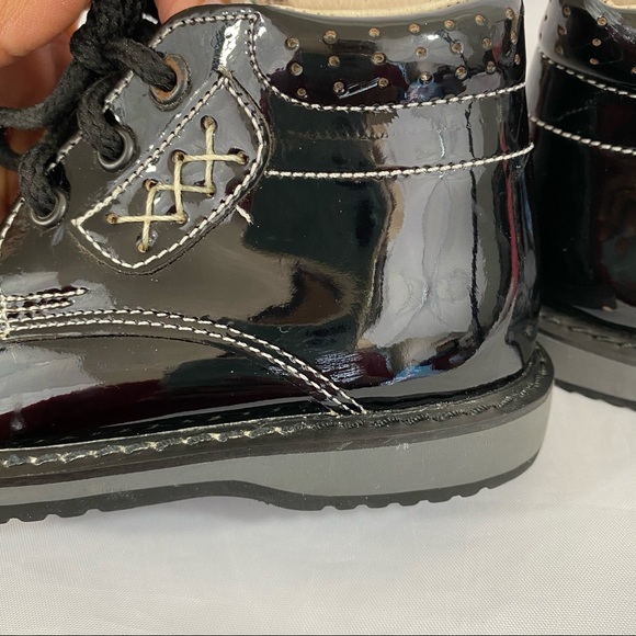 Super Ninos Boys Patent Leather walking boots MX 13.5/ US 6 - Picture 11 of 12